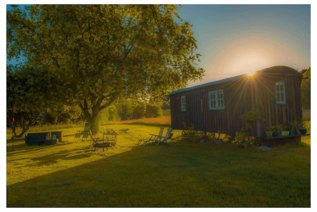 Mountbatten Shepherds Hut & Buckhurst Shepherds Hut Ashford  Bagian luar foto