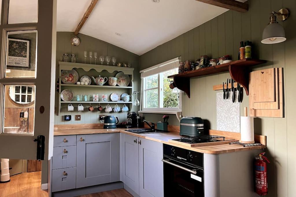 Mountbatten Shepherds Hut & Buckhurst Shepherds Hut Ashford  Bagian luar foto